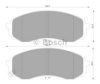 BOSCH 0 986 AB3 086 Brake Pad Set, disc brake